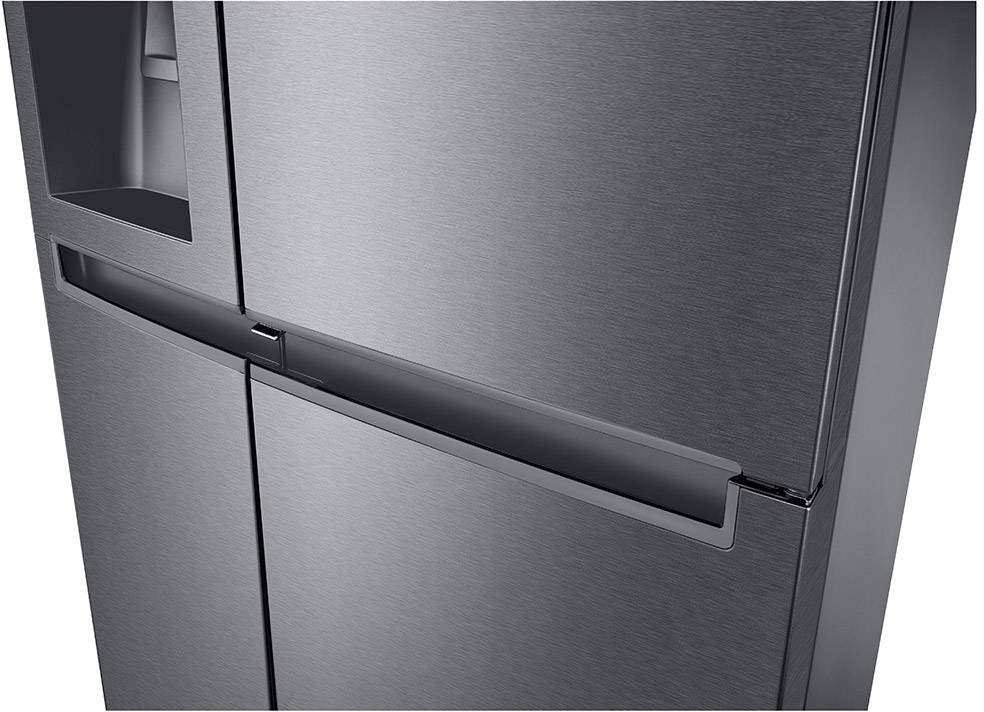 LG Réfrigérateur américain Door-in-Door 634L Gris Métal - GSJV31DSXF
