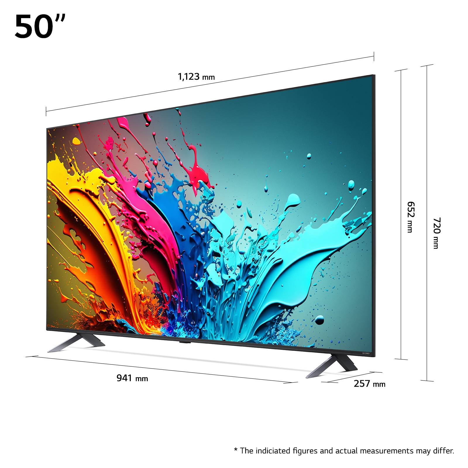 TV QNED 4K 126 cm LG Mini Led 120Hz 50" - 50QNED85