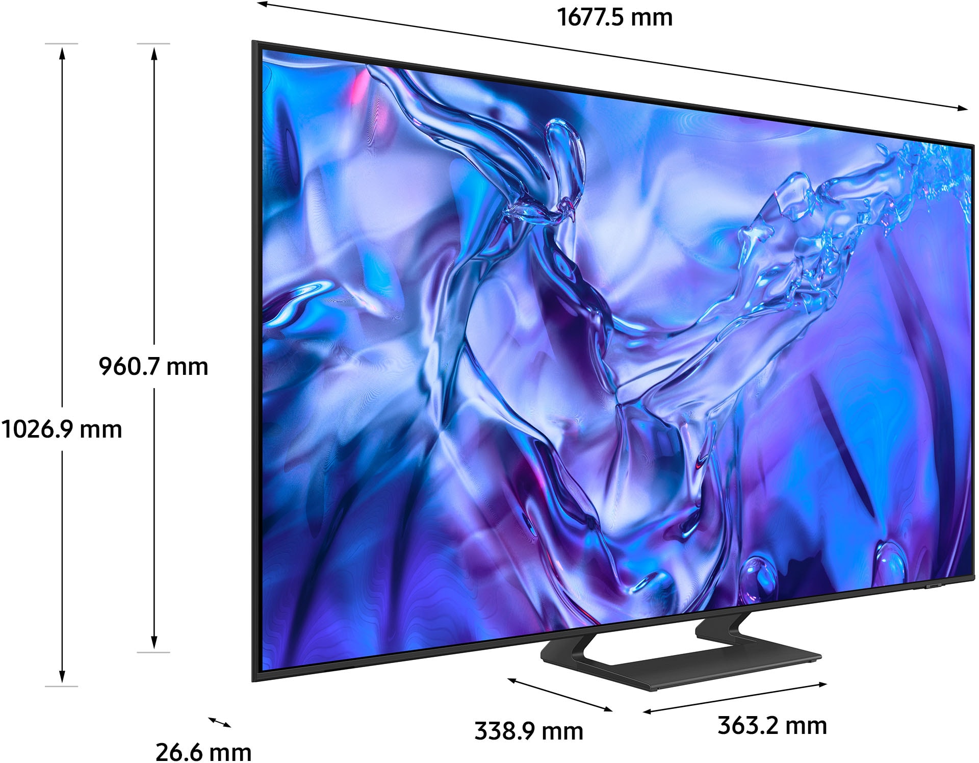 TV LED 4K 189 cm SAMSUNG 75" Crystal UHD - TU75DU8575