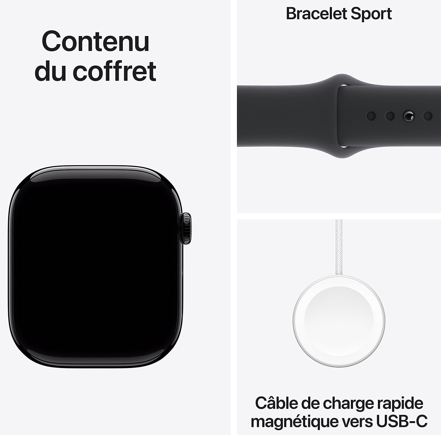 Montre connectée GPS + Cellular APPLE  - WATCH10-MWY43QF/A