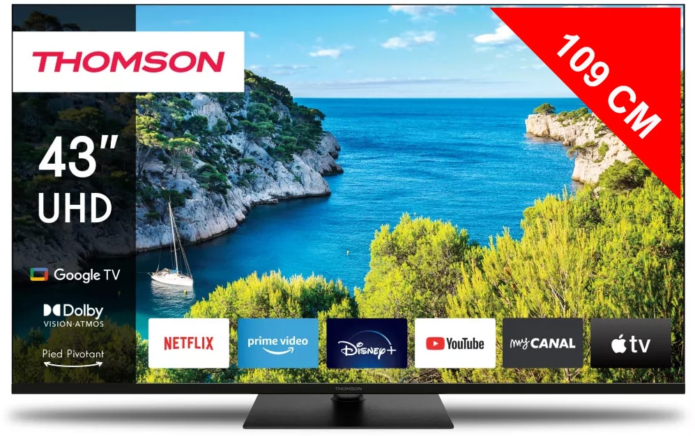 THOMSON TV LED 4K 109 cm Ultra HD Smart TV 43"  43UG5C14
