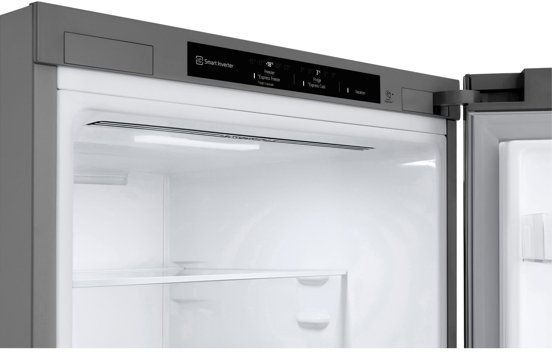 Réfrigérateur congélateur bas LG 343L gris - GBF3102DPY