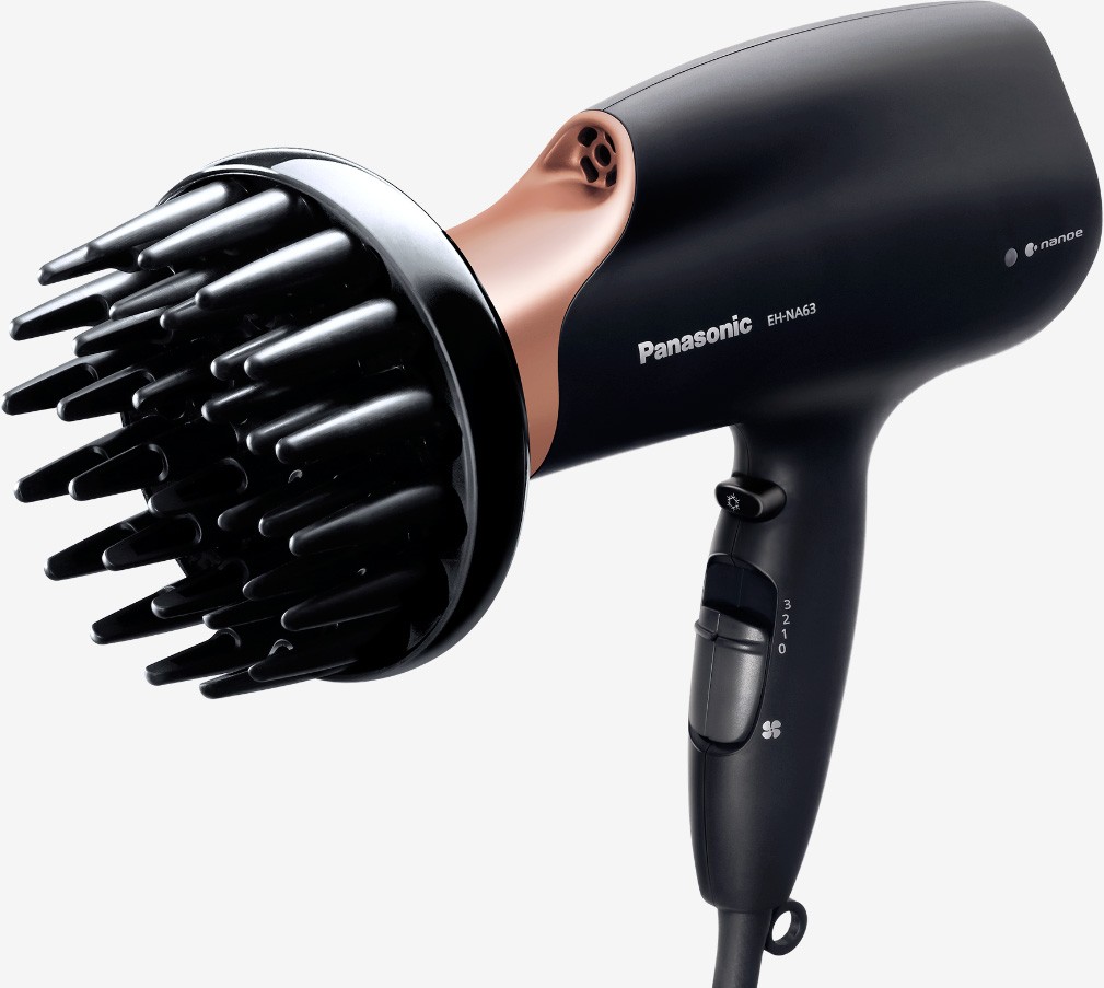 Sèche-cheveux PANASONIC Technologie Nanoe Noir et Or - EHNA63CN825