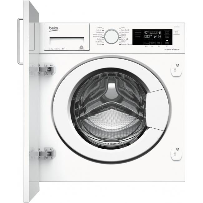 Lave linge encastrable BEKO 15 programmes Paroi anti-vibrations 1400 trs/mn 8kg - WITC8410B0W