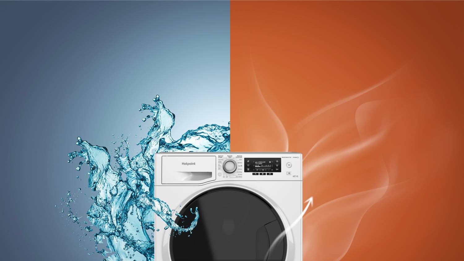 Lave linge sechant Frontal HOTPOINT ARISTON NDB10725WAFR 10kg - NDB10725WAFR