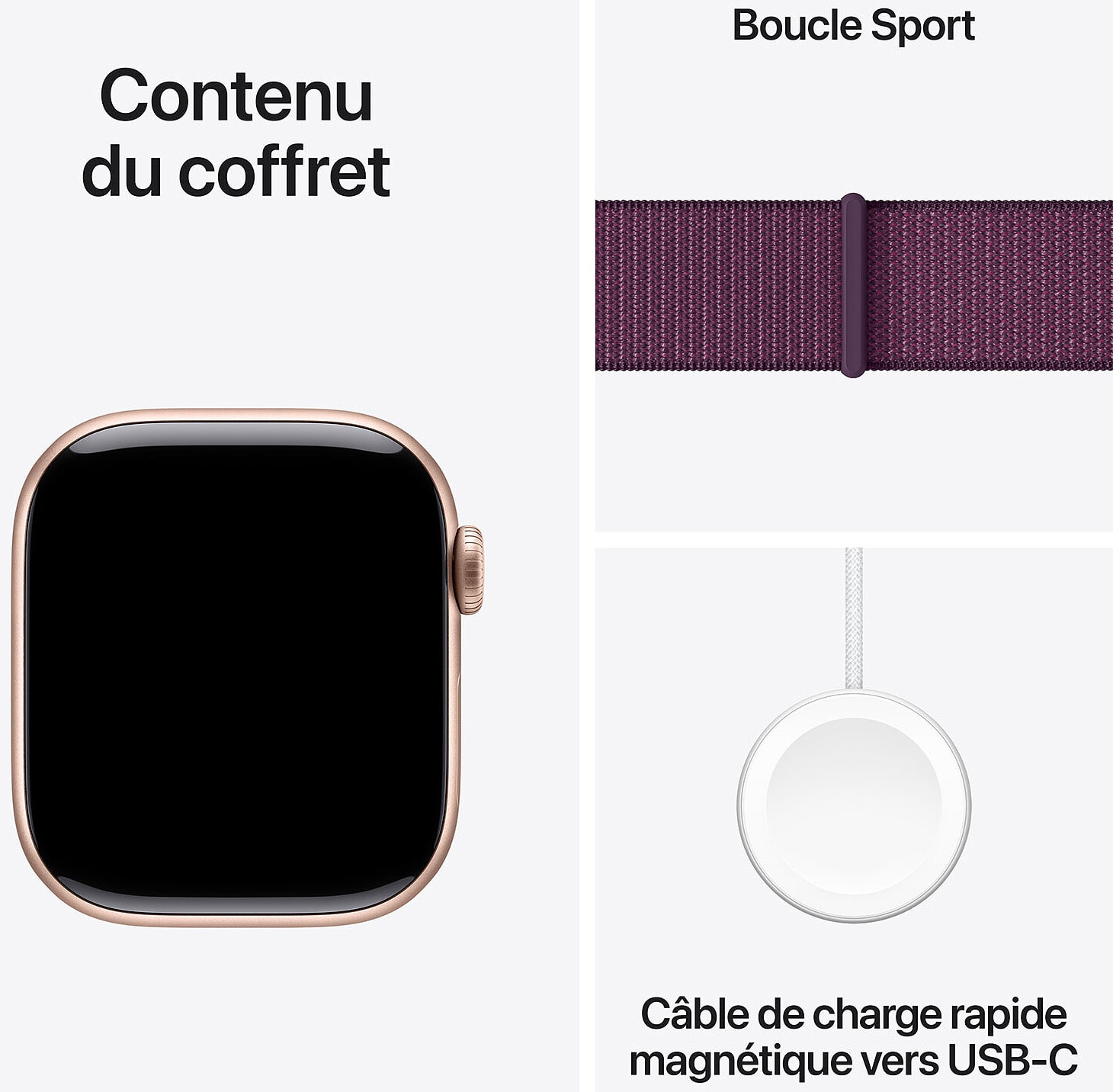 Montre connectée GPS APPLE  - WATCH10-MWWV3QF/A