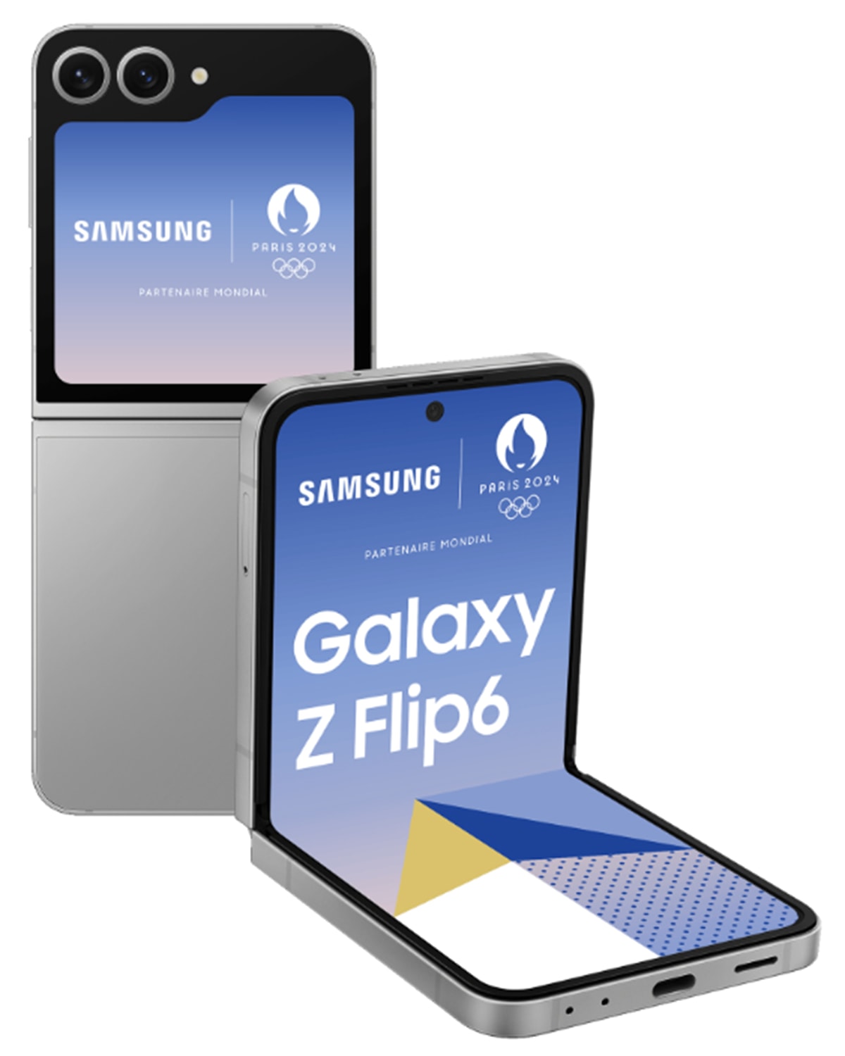 SAMSUNG Smartphone Galaxy ZFlip 6 256go Gris  GALAXY-ZFLIP6-256-GR