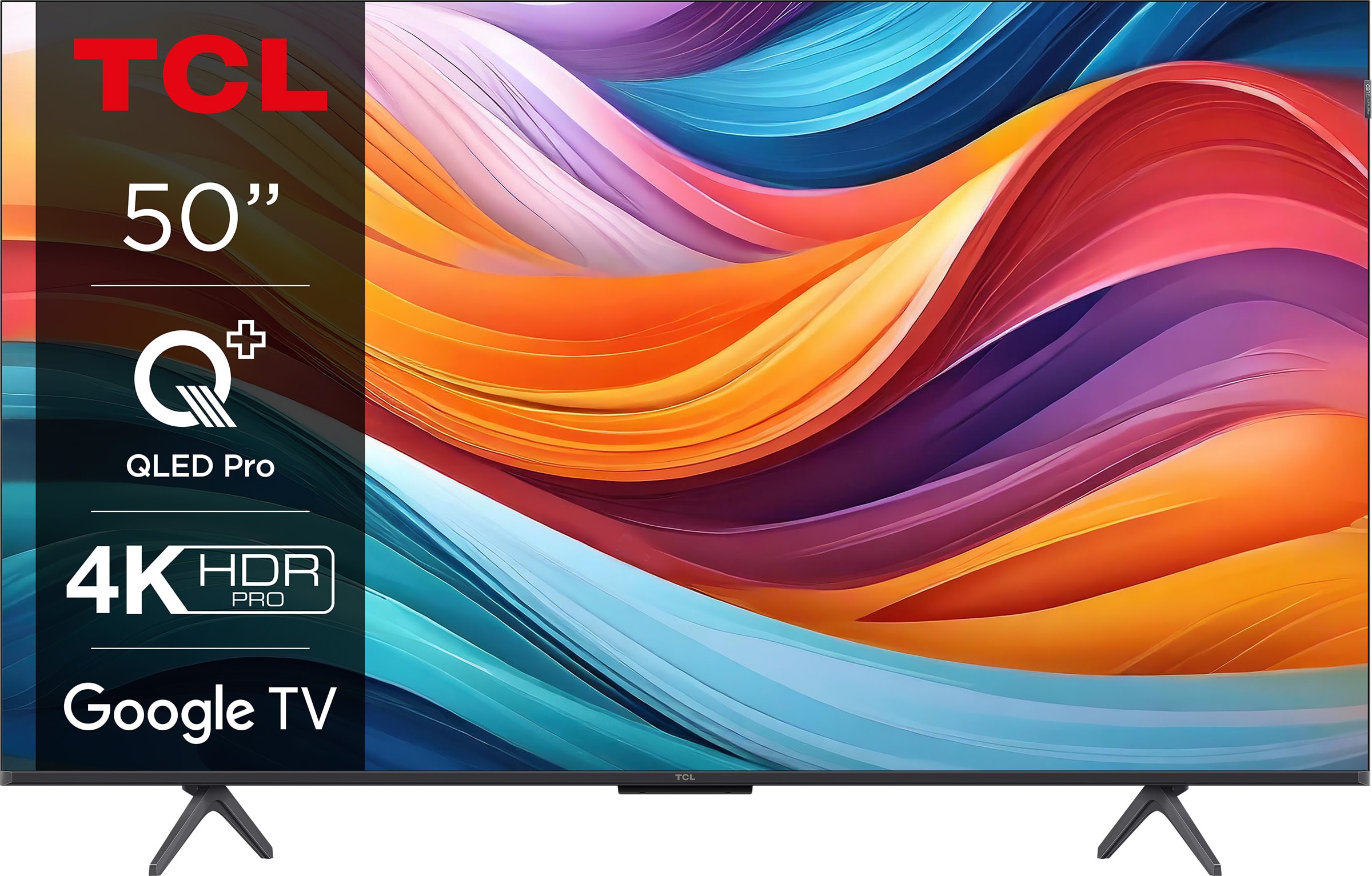 TV QLED 4K 126 cm TCL , HDR Pro, Google TV, 50" - 50T7B