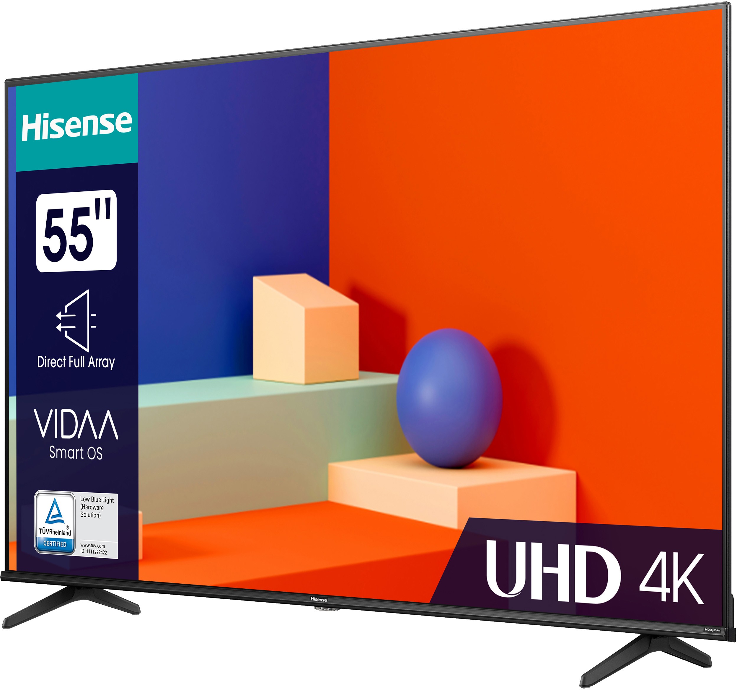 HISENSE TV LED 4K 139 cm  - 55A6K