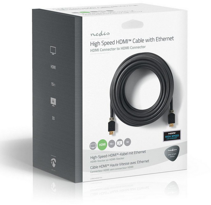 Câble HDMI NEDIS  - CVBW34000AT150