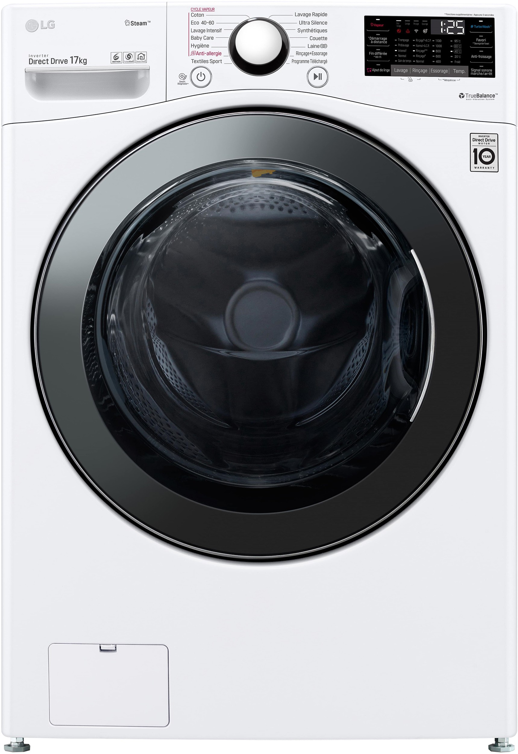 Lave linge Frontal LG Direct Drive 17kg F71P12WHS