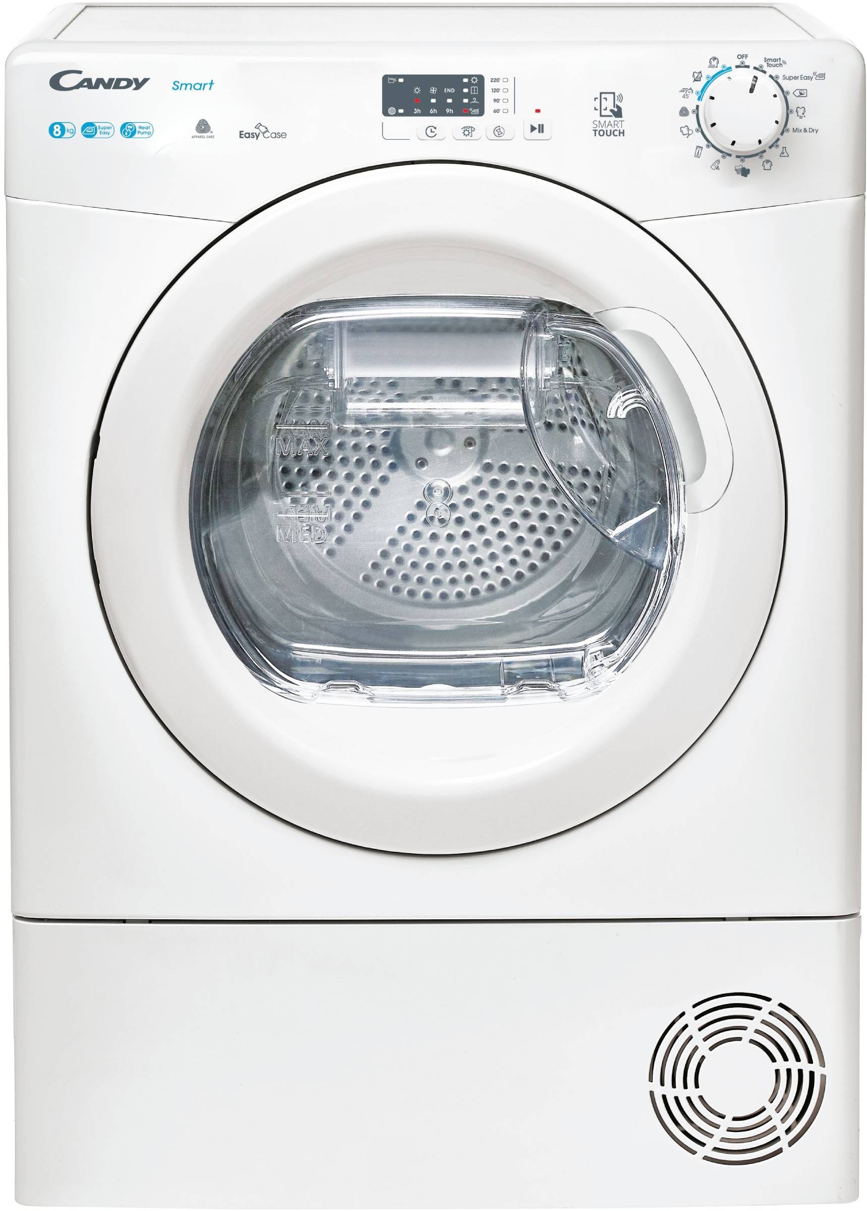 Sèche-linge pompe à chaleur CANDY 8kg blanc CSEH8A1LE-S