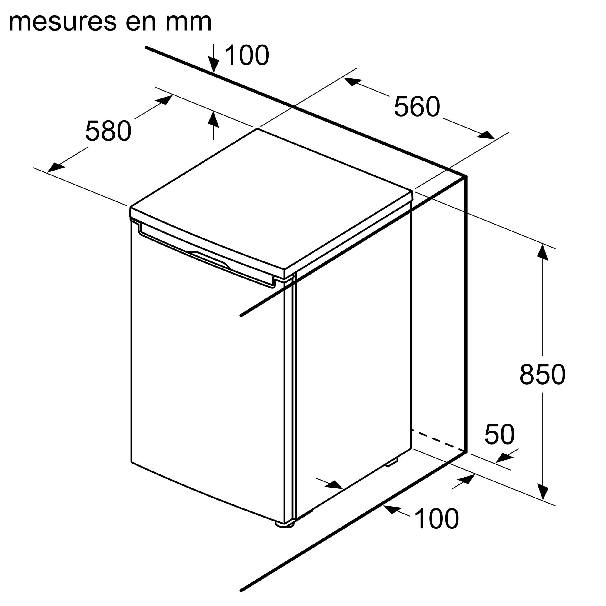 Congélateur compact BOSCH  - GTV15NWEBP