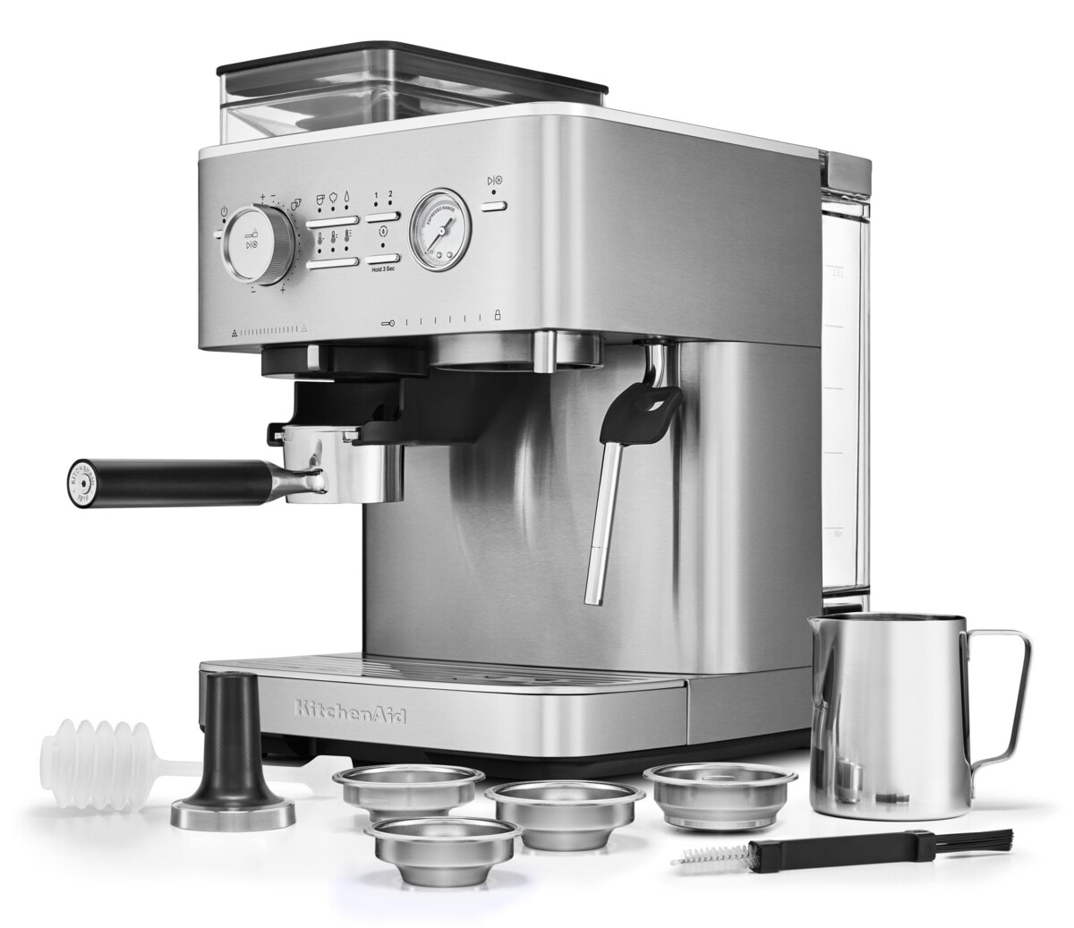 Expresso KITCHENAID Gris 1500W 33 doses d’expresso  - 5KES6551ESX