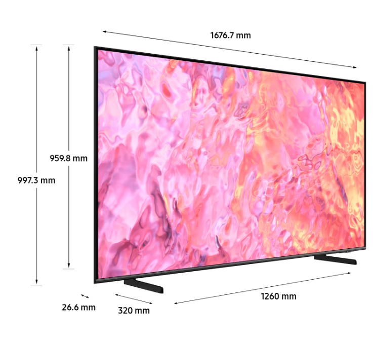 SAMSUNG TV QLED 4K 189 cm 50Hz 189cm 75" - TQ75Q65C