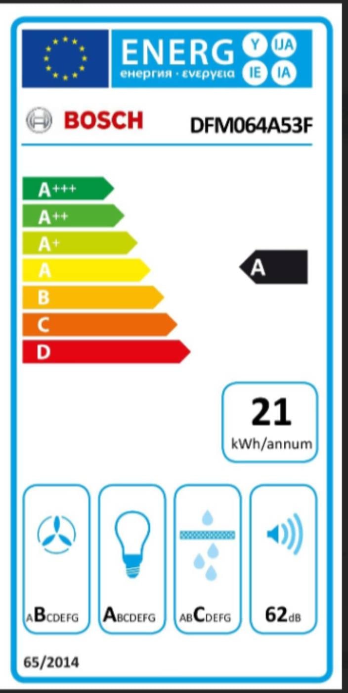 Hotte tiroir BOSCH  - DFM064A53F