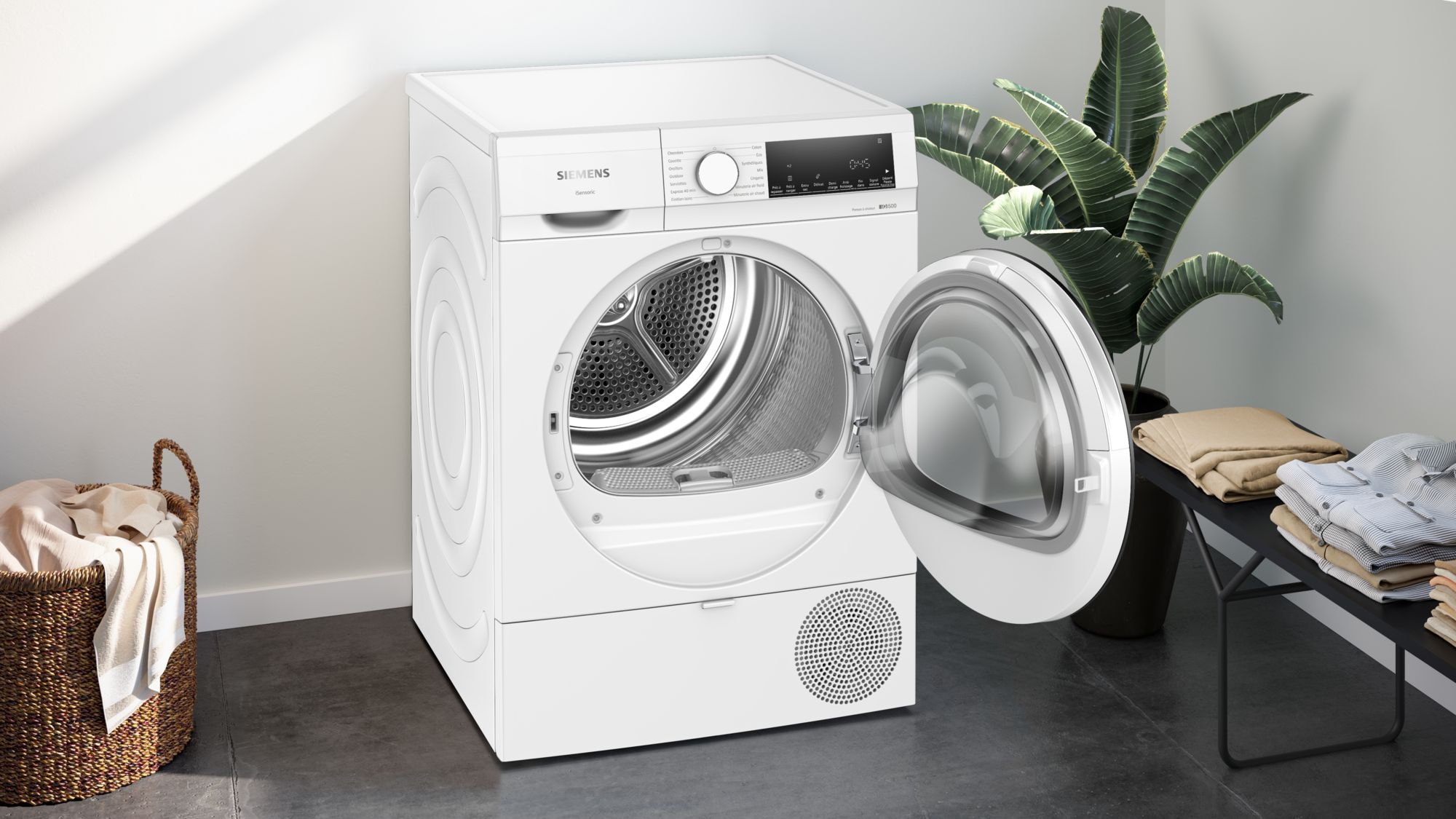 Sèche-linge pompe à chaleur SIEMENS 9kg blanc - WQ42G20DFR