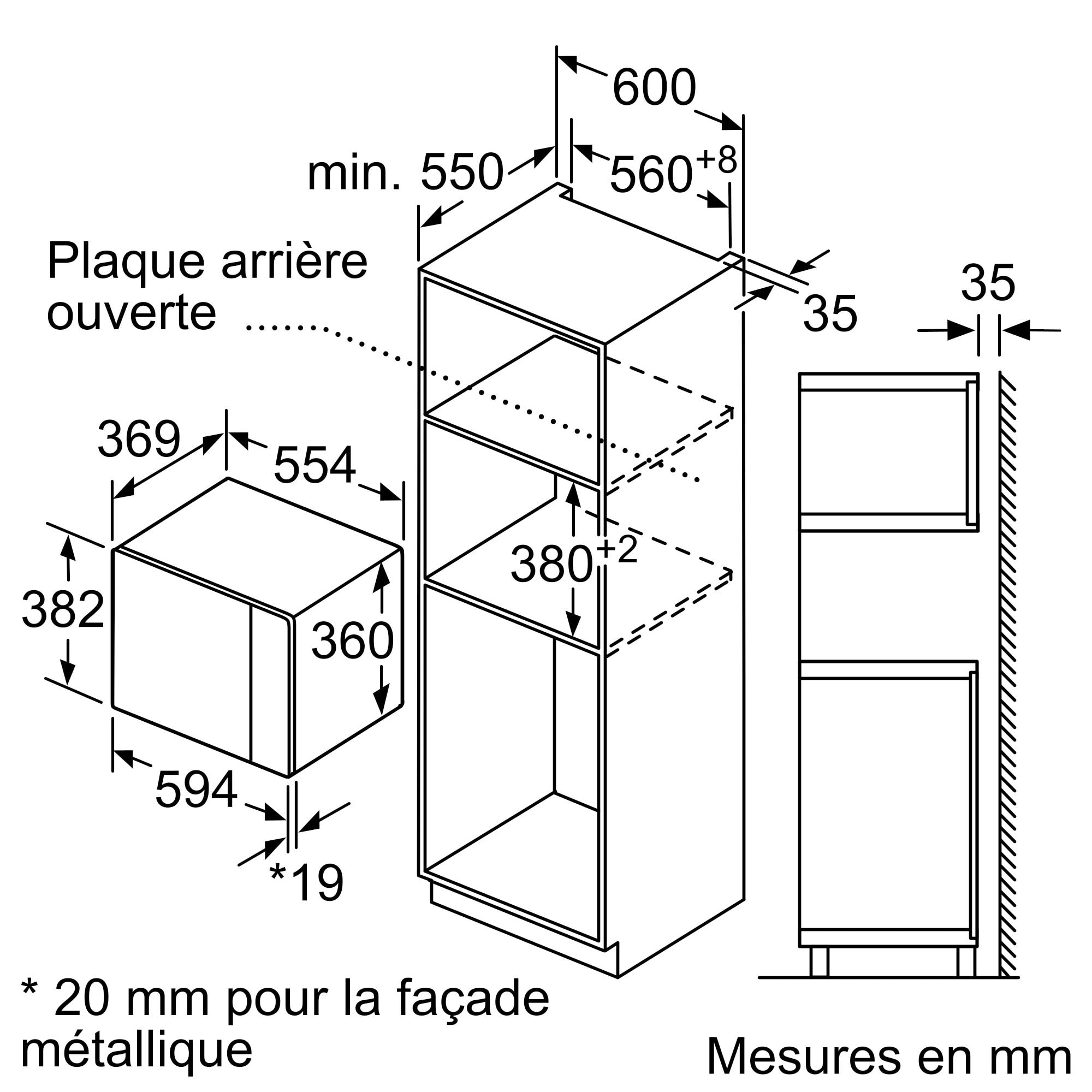 Micro ondes Encastrable NEFF  - HLAWD53N1F