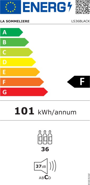 Cave à vin de service LA SOMMELIERE  - LS36BLACK