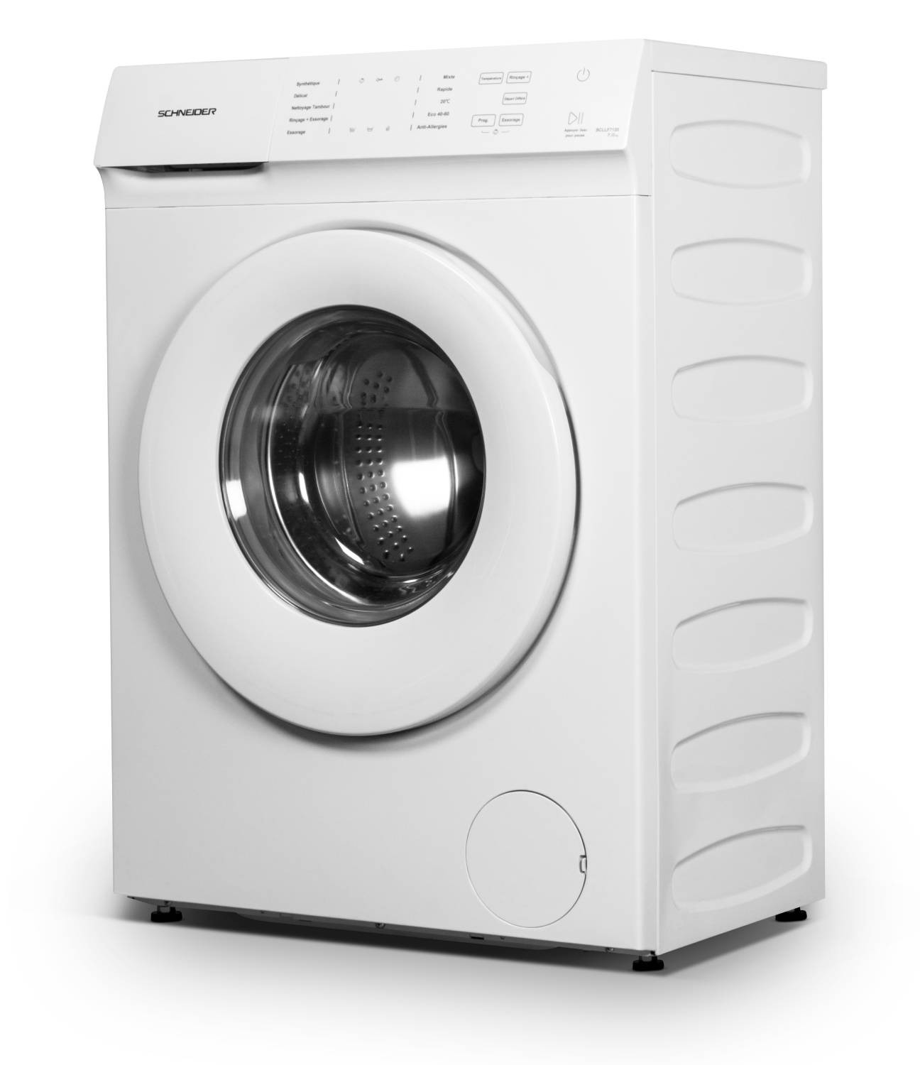 Lave linge Frontal SCHNEIDER 10 programmes 1200 trs/ mn 7 kg - SCLLF7120