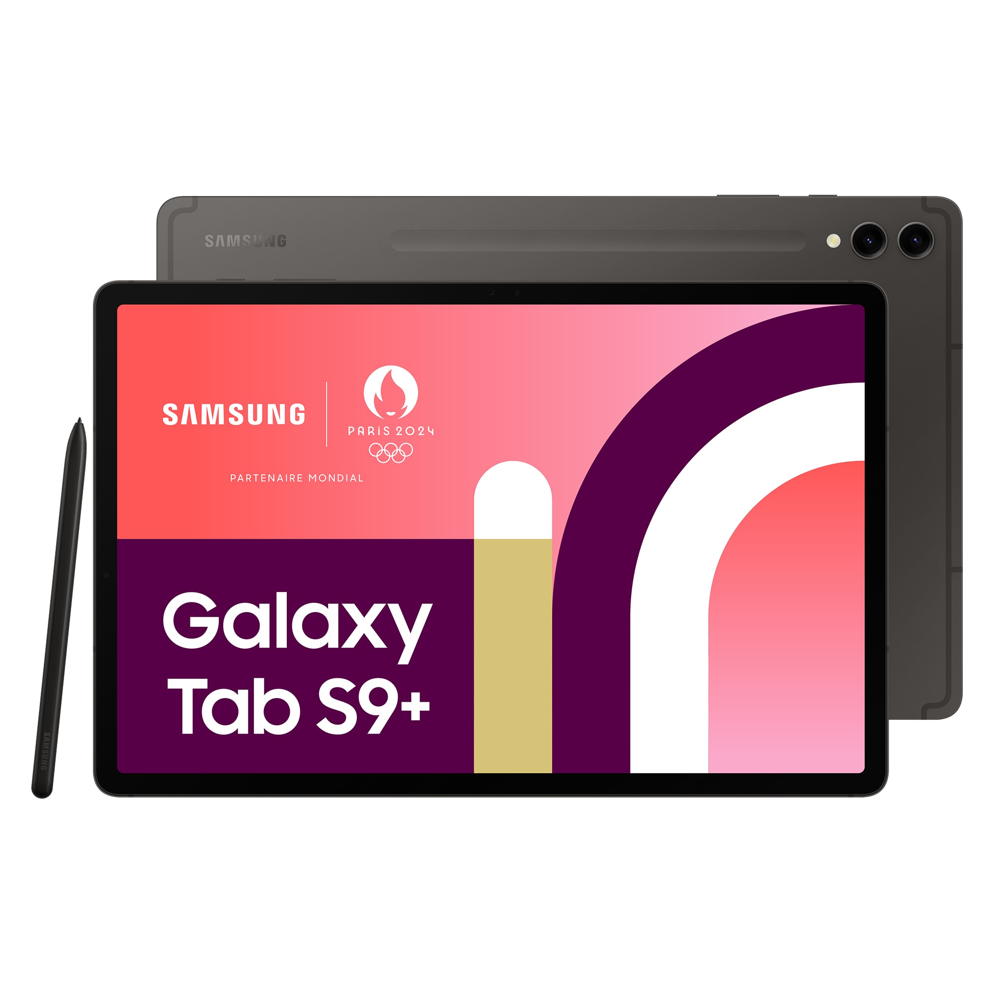 SAMSUNG Tablette tactile Galaxy Tab S9+ WiFi 512Go 12.4" Noir  SM-X810NZAEEUB