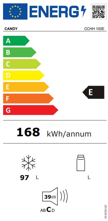 Congélateur coffre CANDY  - CCHH100E