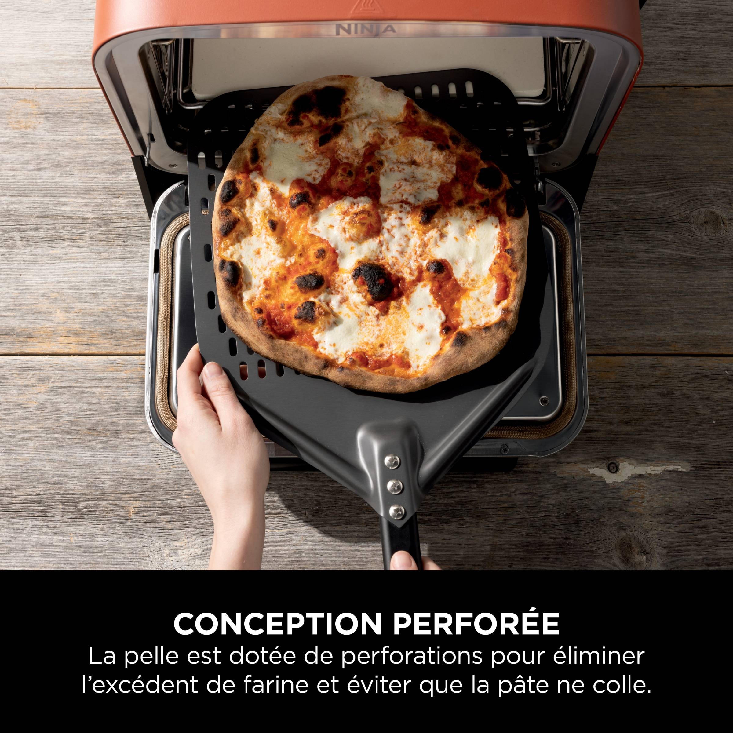 NINJA Accessoire barbecue Pelle à pizza perforée - PELLEPIZZA