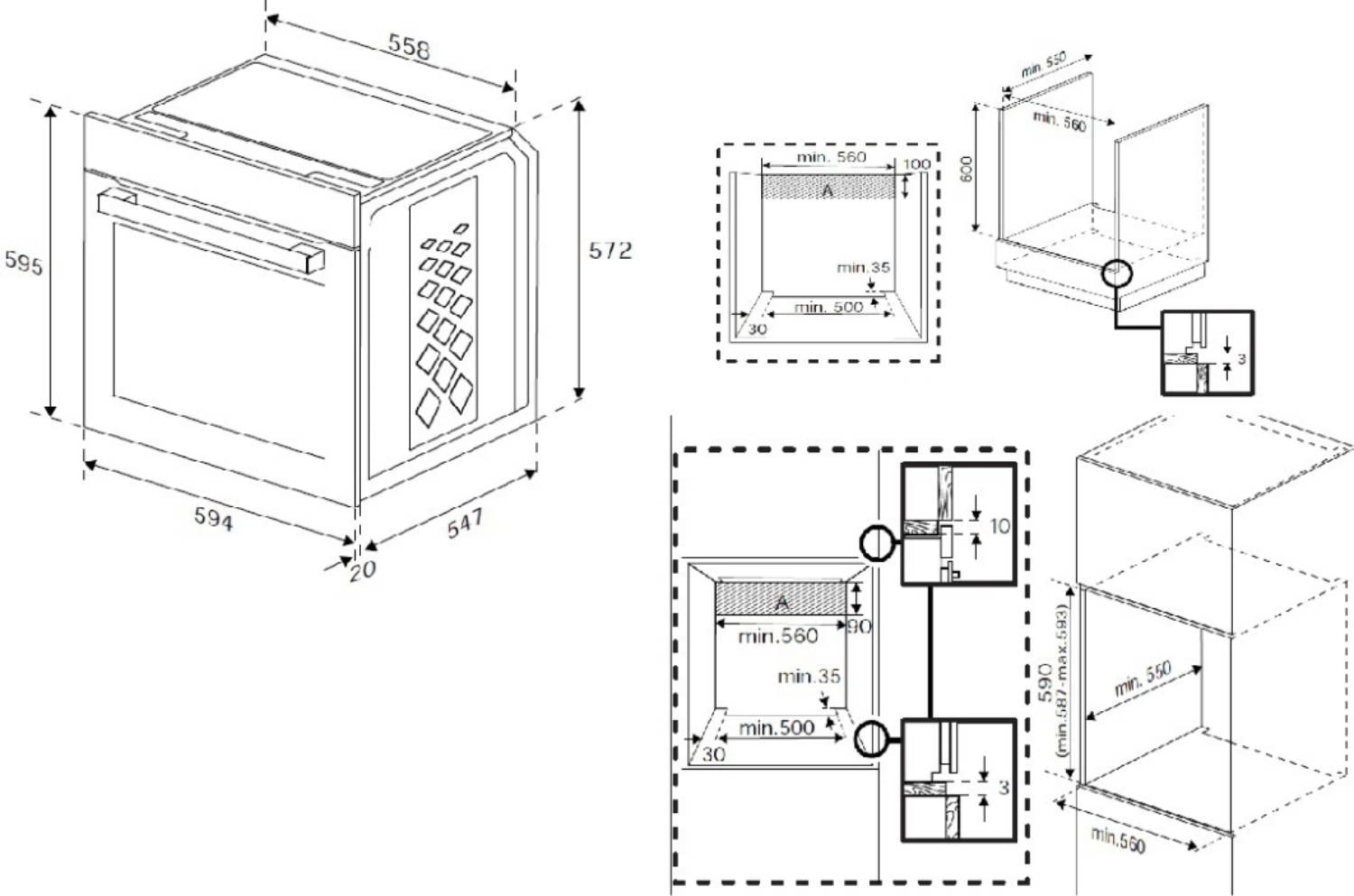 Four encastrable pyrolyse BEKO  - BCBIS14300MPSE