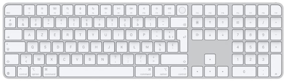 Clavier sans fil APPLE  MXK73F/A