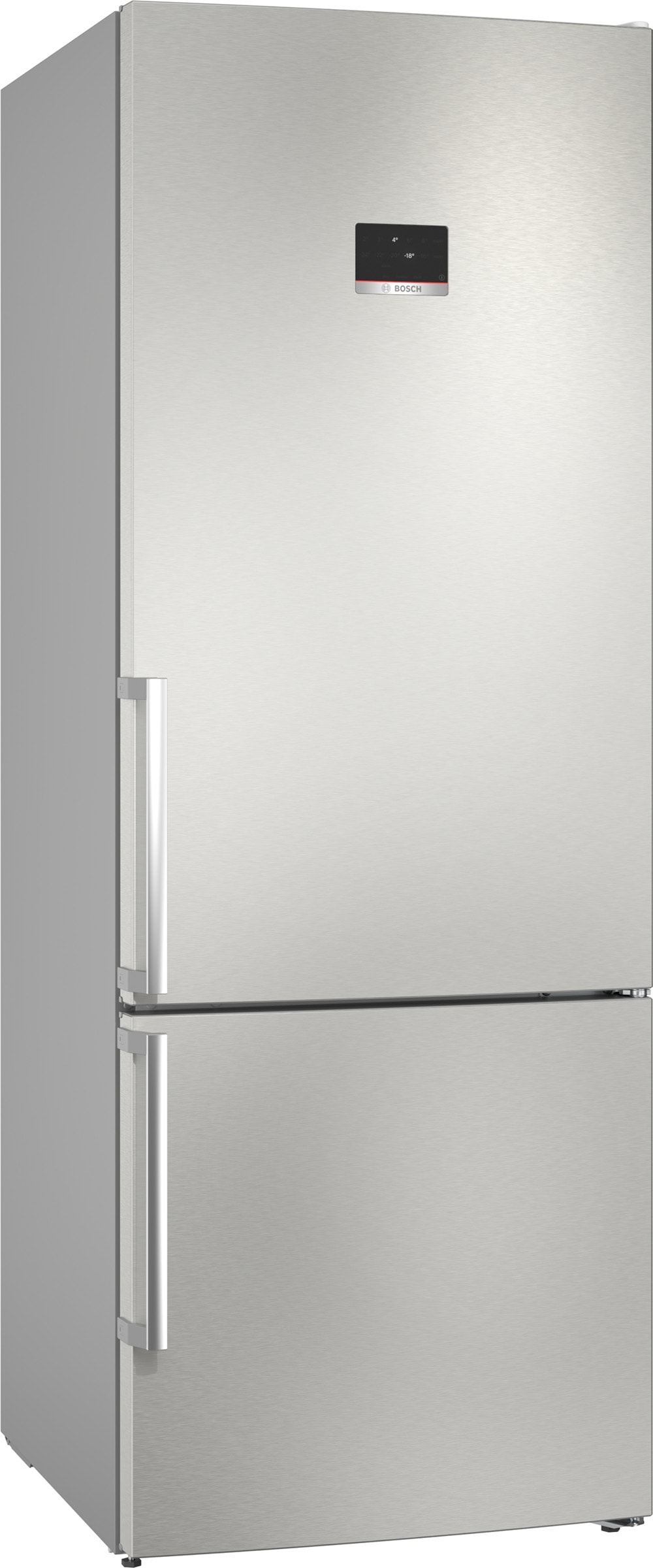 Réfrigérateur congélateur bas BOSCH Série 4 No Frost Vita Fresh 400L Inox KGN56XIER