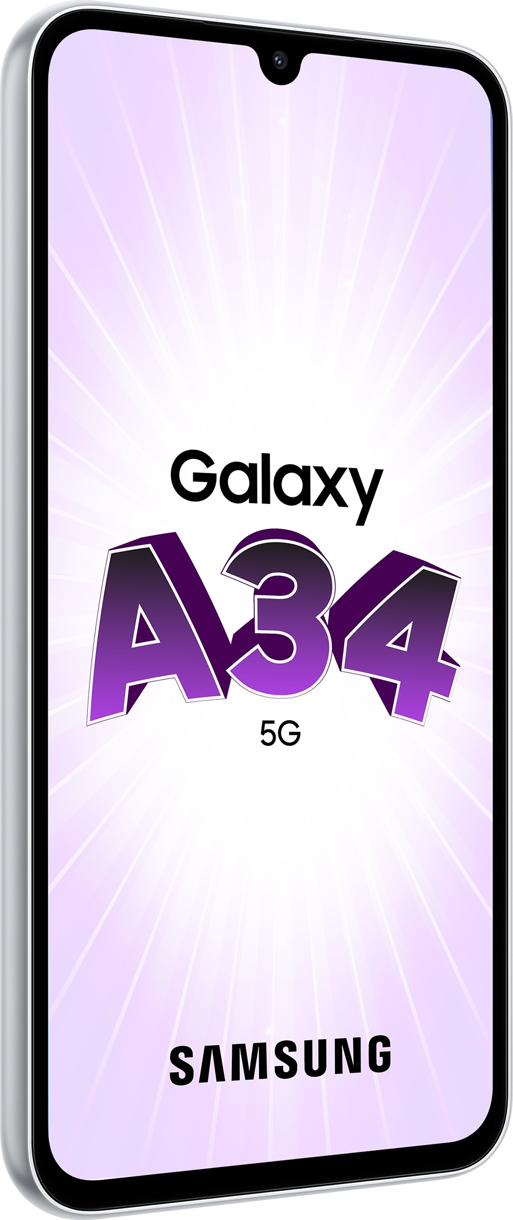 Smartphone SAMSUNG Galaxy A34 5G 128Go Gris - GALAXY-A34-5G-128-SL