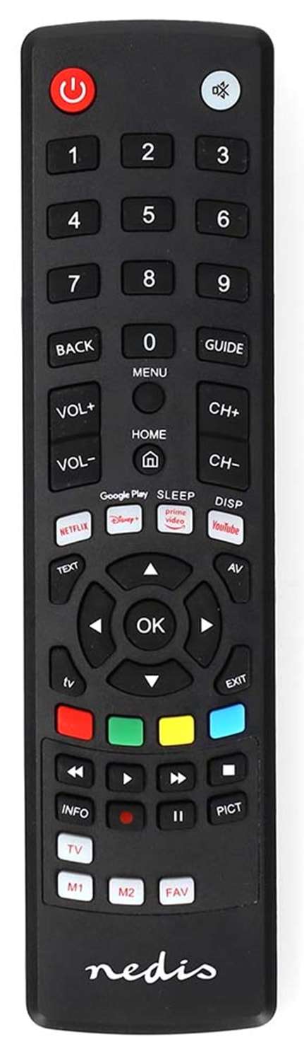 Télécommande universelle NEDIS  TVRC2310BK