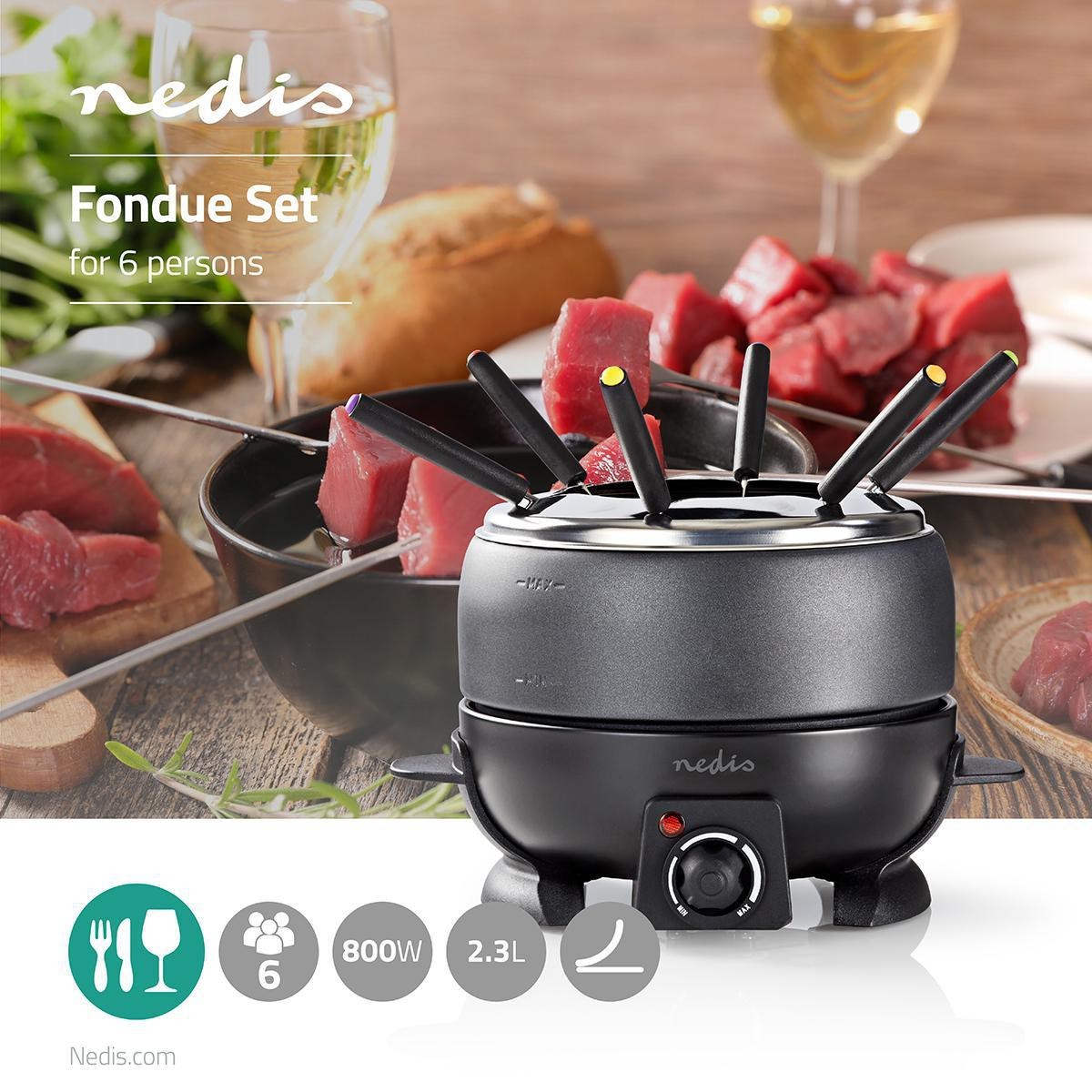 Fondue NEDIS  - FCFO110EBK6