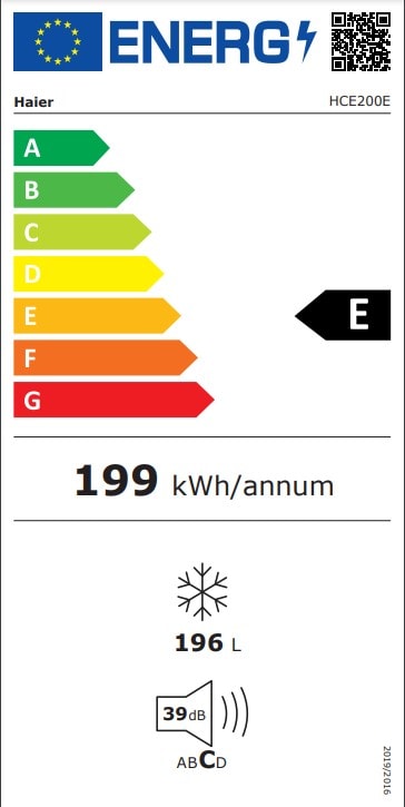 Congélateur coffre HAIER  - HCE200E