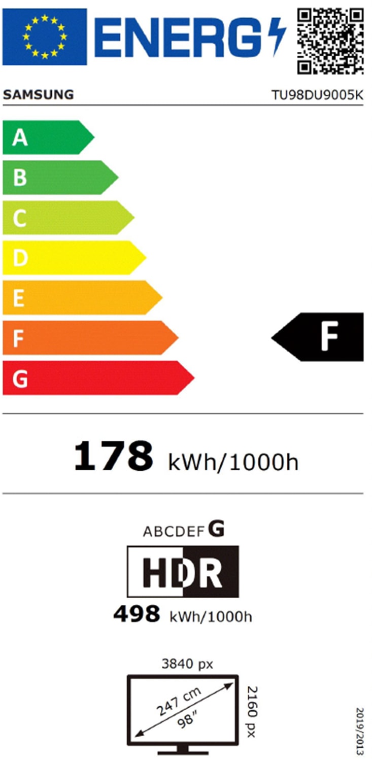 TV LED 4K 247 cm SAMSUNG  - TU98DU9005