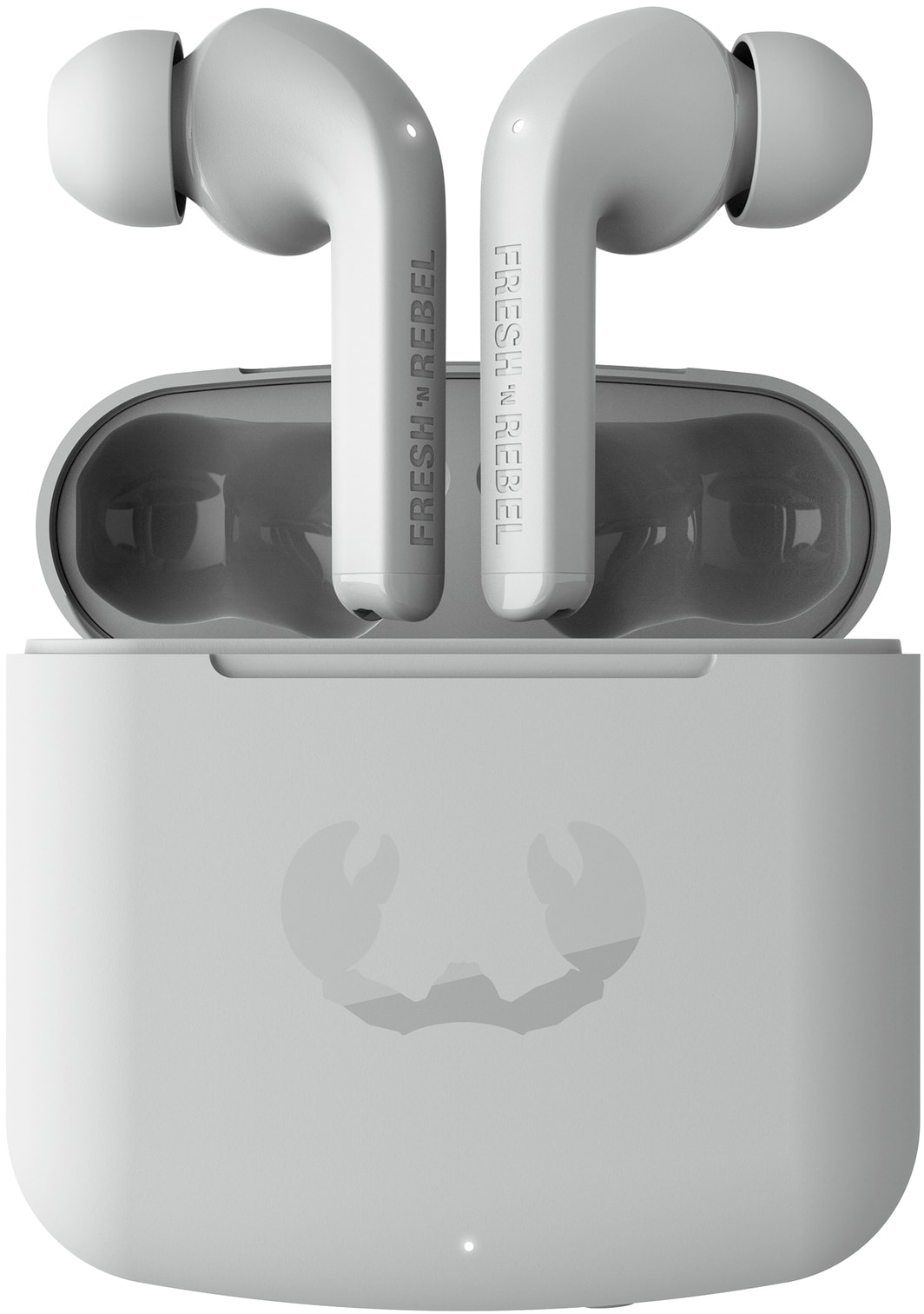 FRESH 'N REBEL Ecouteurs True Wireless Twins Fuse Gris Clair - TWINS-FUSE-GRISCLAIR