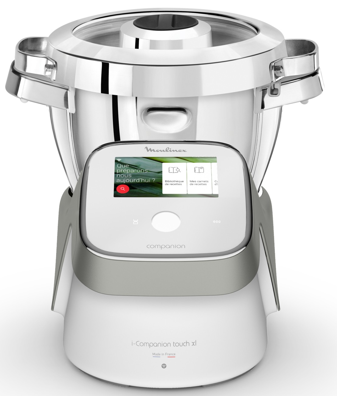 MOULINEX Robot cuiseur I-COMPANION Touch XL HF936E00 écran tactile 1500W Blanc et gris - HF936E00
