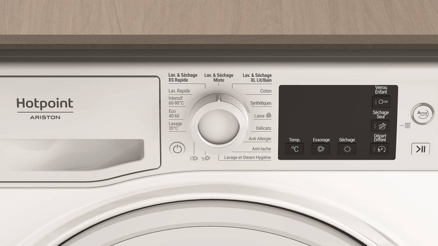 Lave linge sechant Frontal HOTPOINT ARISTON NDB10725WAFR 10kg - NDB10725WAFR