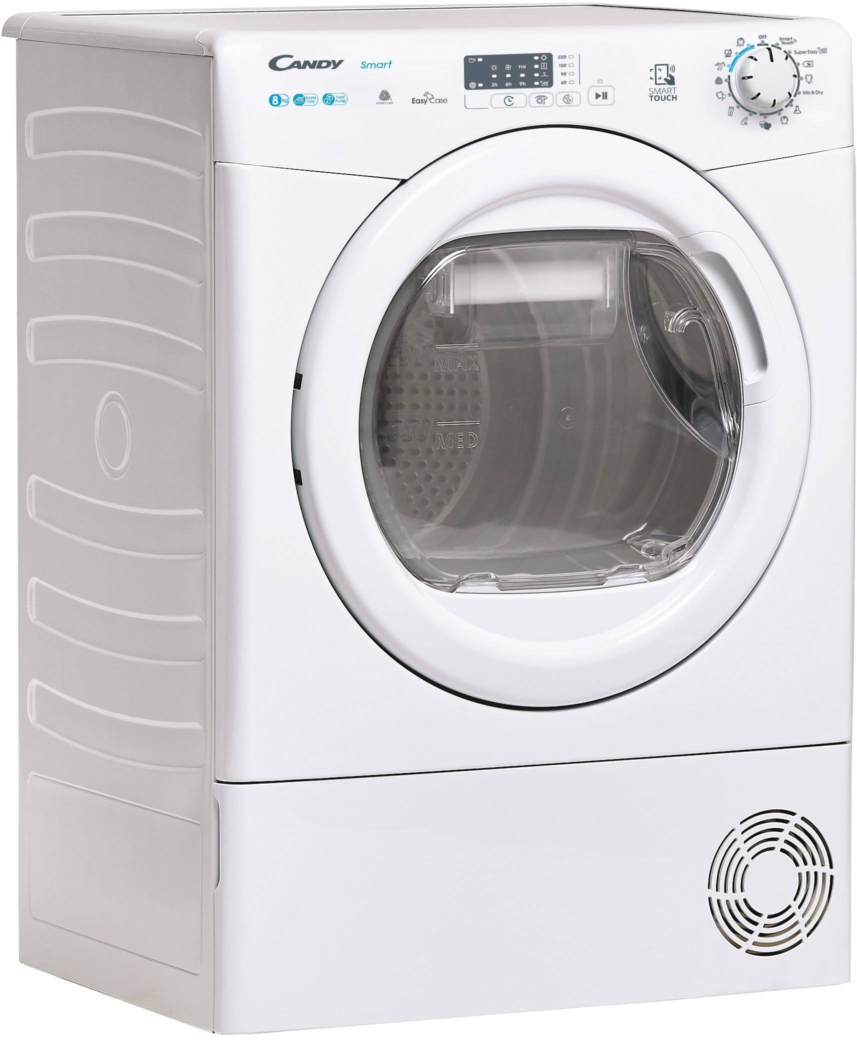 Sèche-linge pompe à chaleur CANDY 8kg blanc - CSEH8A1LE-S