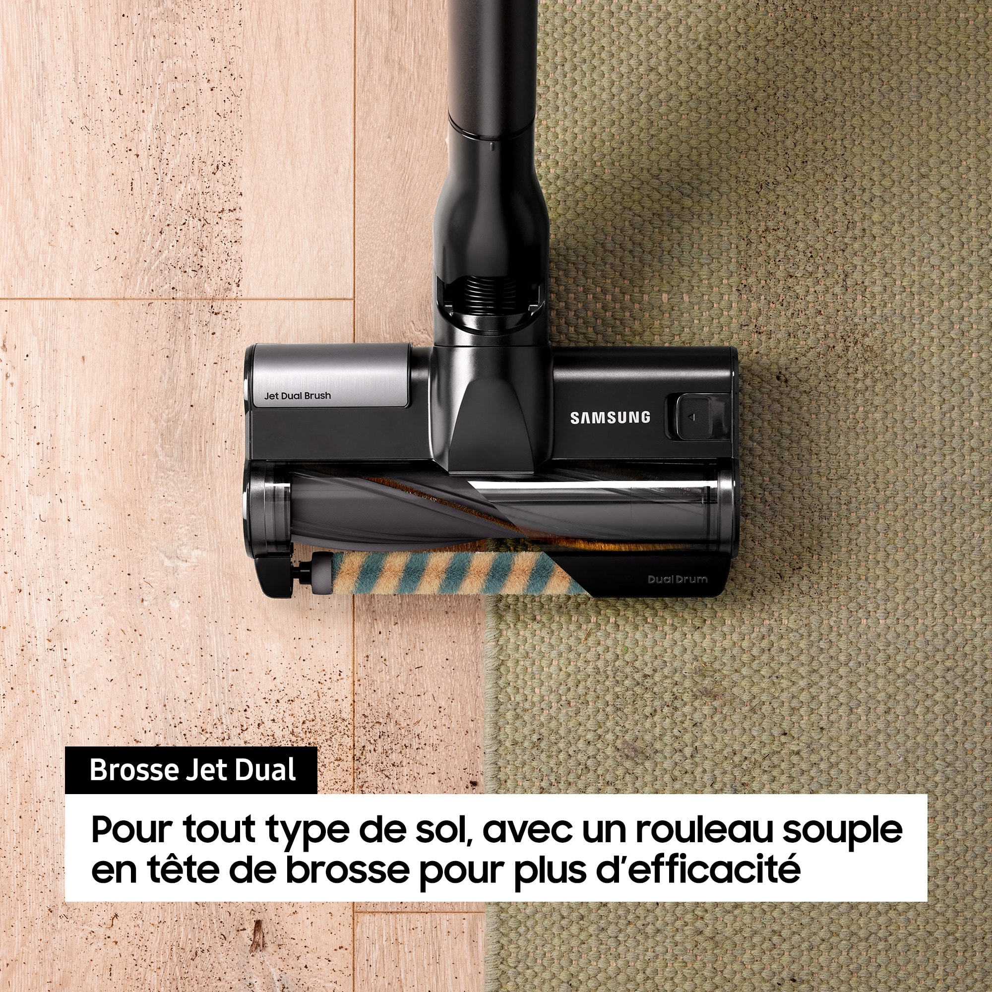 Aspirateur balai SAMSUNG Sans fil JET 95 Premium Noir  - JET95PREMIUM