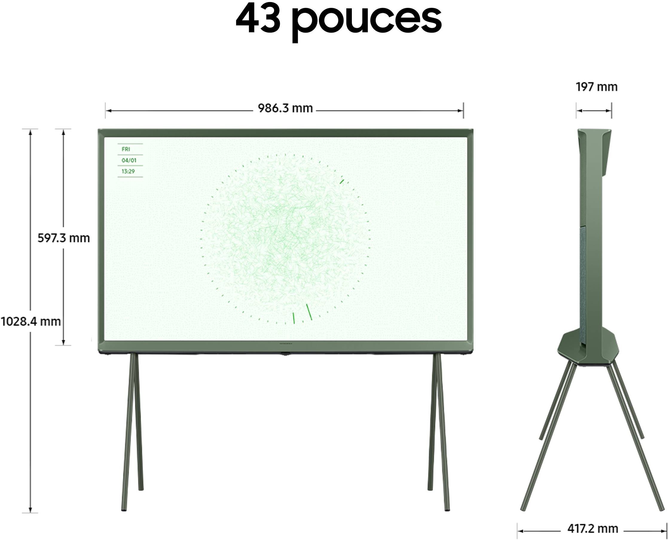 TV LED 4K 108 cm SAMSUNG  - TQ43LS01DB