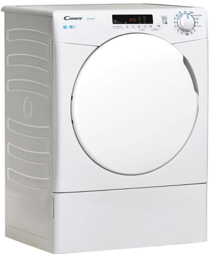 Sèche linge Evacuation CANDY 9kg 67db Blanc - CSEV9DF-S