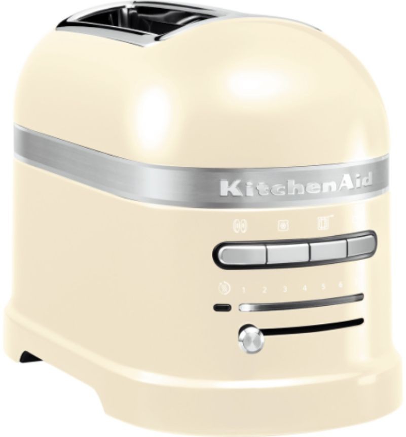 Grille pain KITCHENAID , 2 fentes, 1250w, Crème 5KMT2204EAC