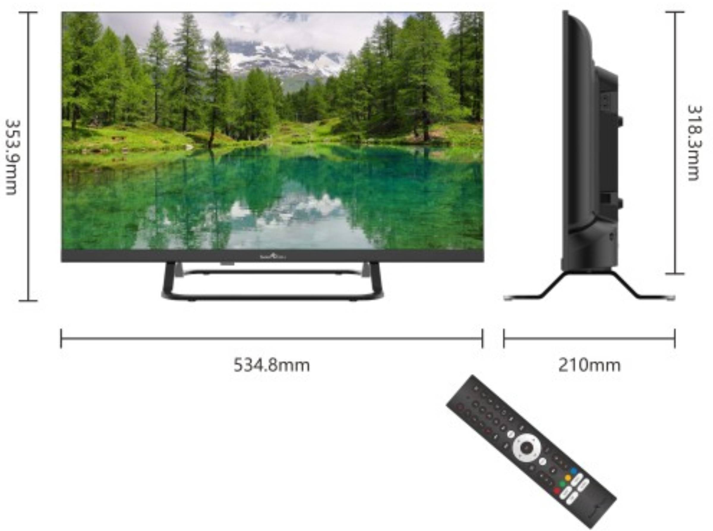 SMART TECH TV LED 60 cm HD Ready 24" - 24HN01VC