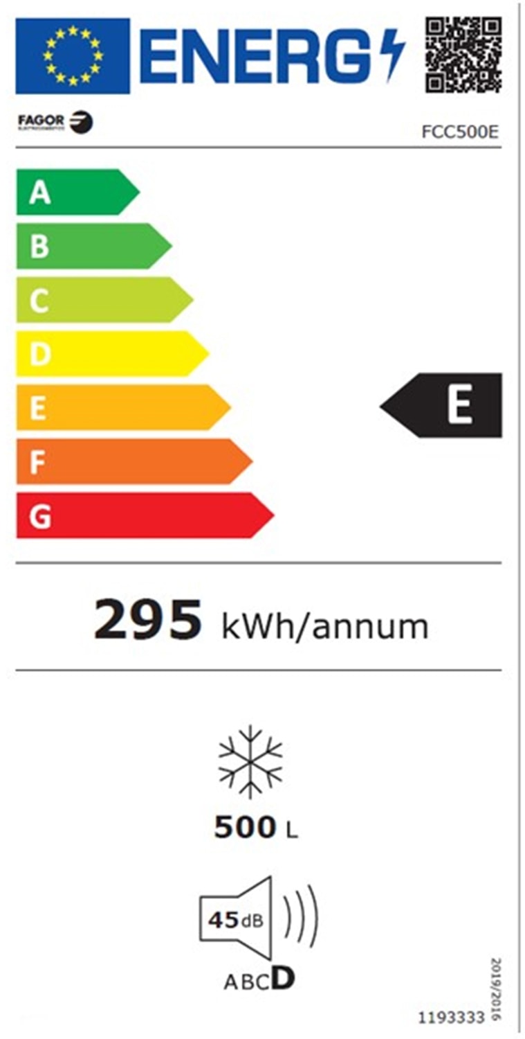 Congélateur coffre FAGOR Froid Statique 500L Blanc - FCC500E