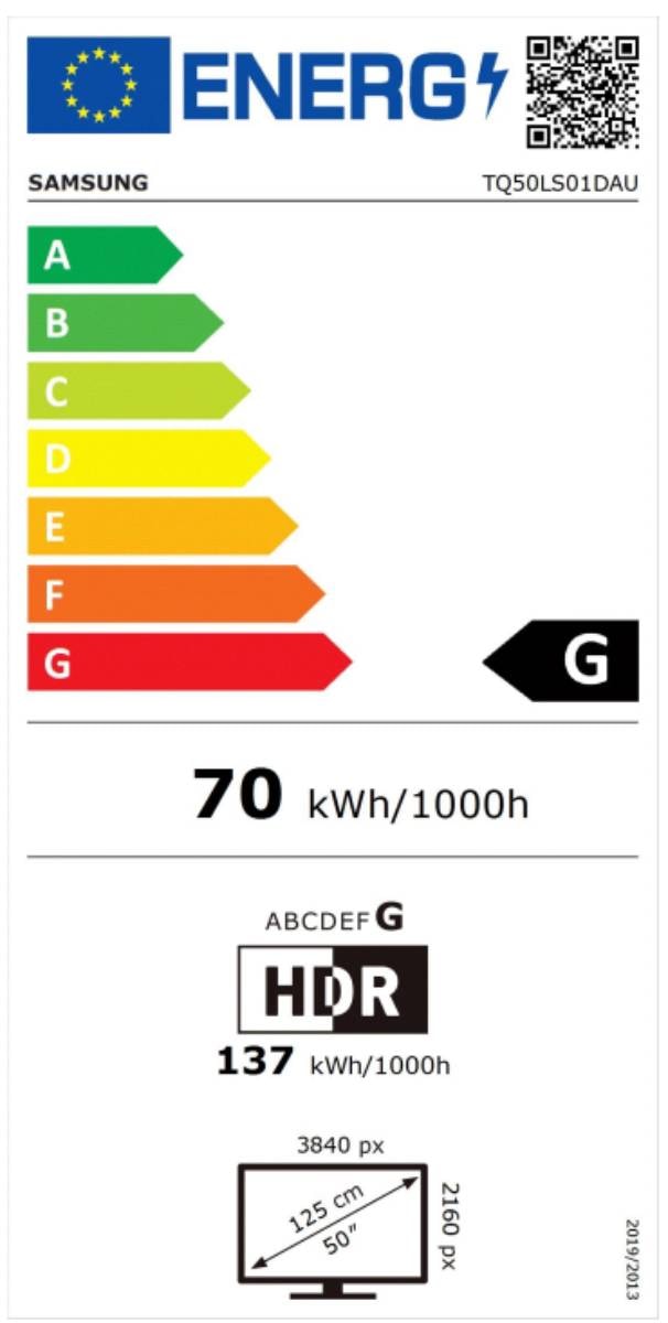 TV LED 4K 127 cm SAMSUNG  - TQ50LS01DA