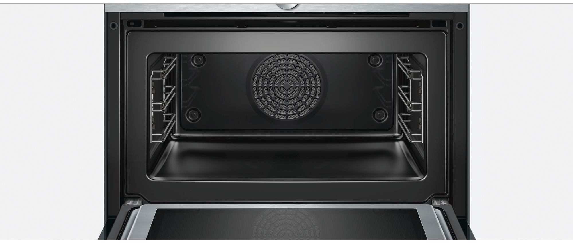 Four combiné micro-ondes BOSCH Série 8 HotAir 4D CookAssist 45L Inox - CMG633BS1