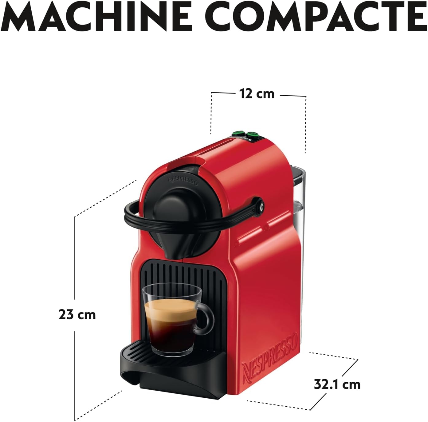 Nespresso KRUPS NESPRESSO Inissia Rouge - YY1531FD