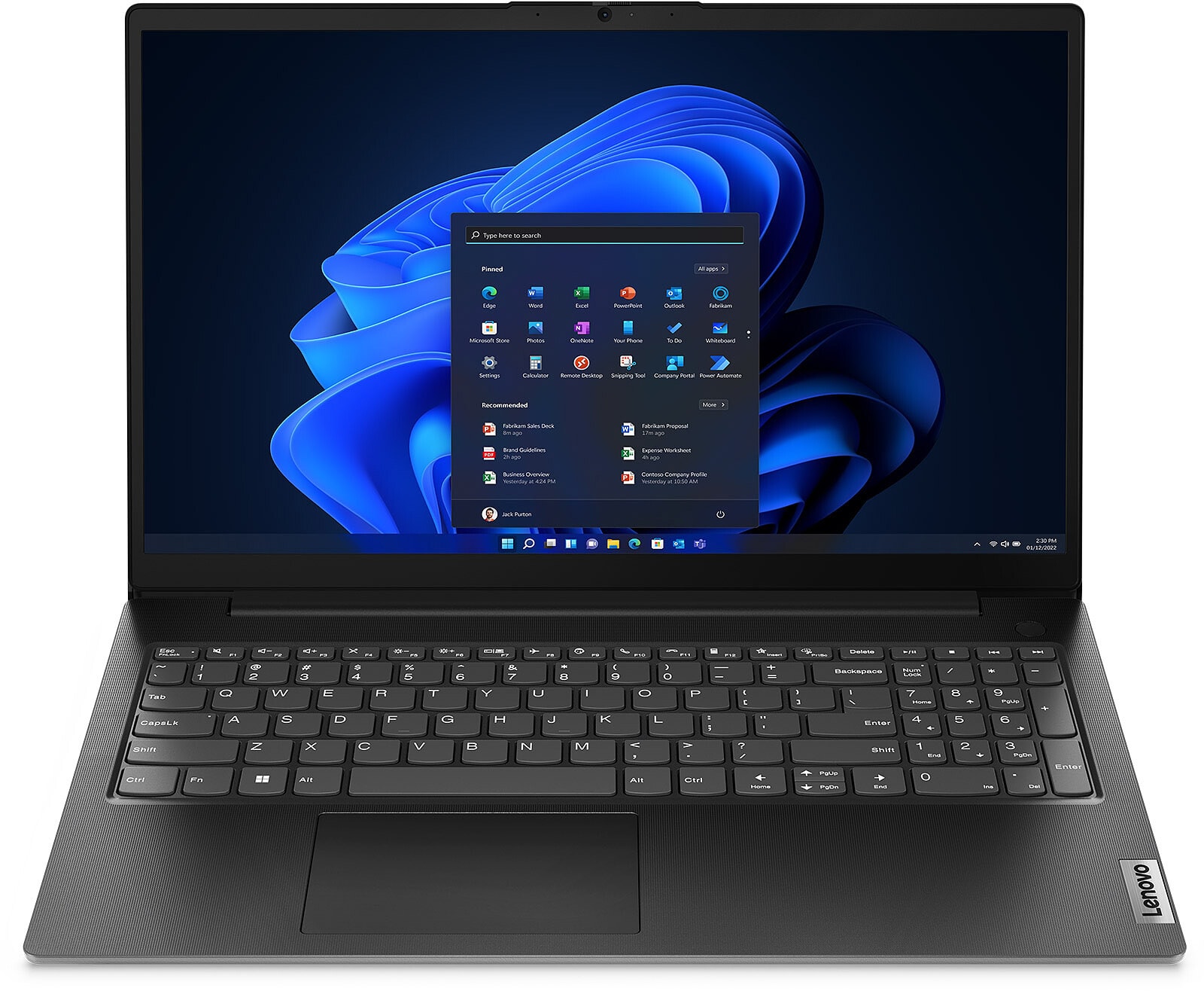 Ordinateur portable LENOVO 15,6", i3, 8Go RAM, 512Go SSD, Noir 83A100J5FR