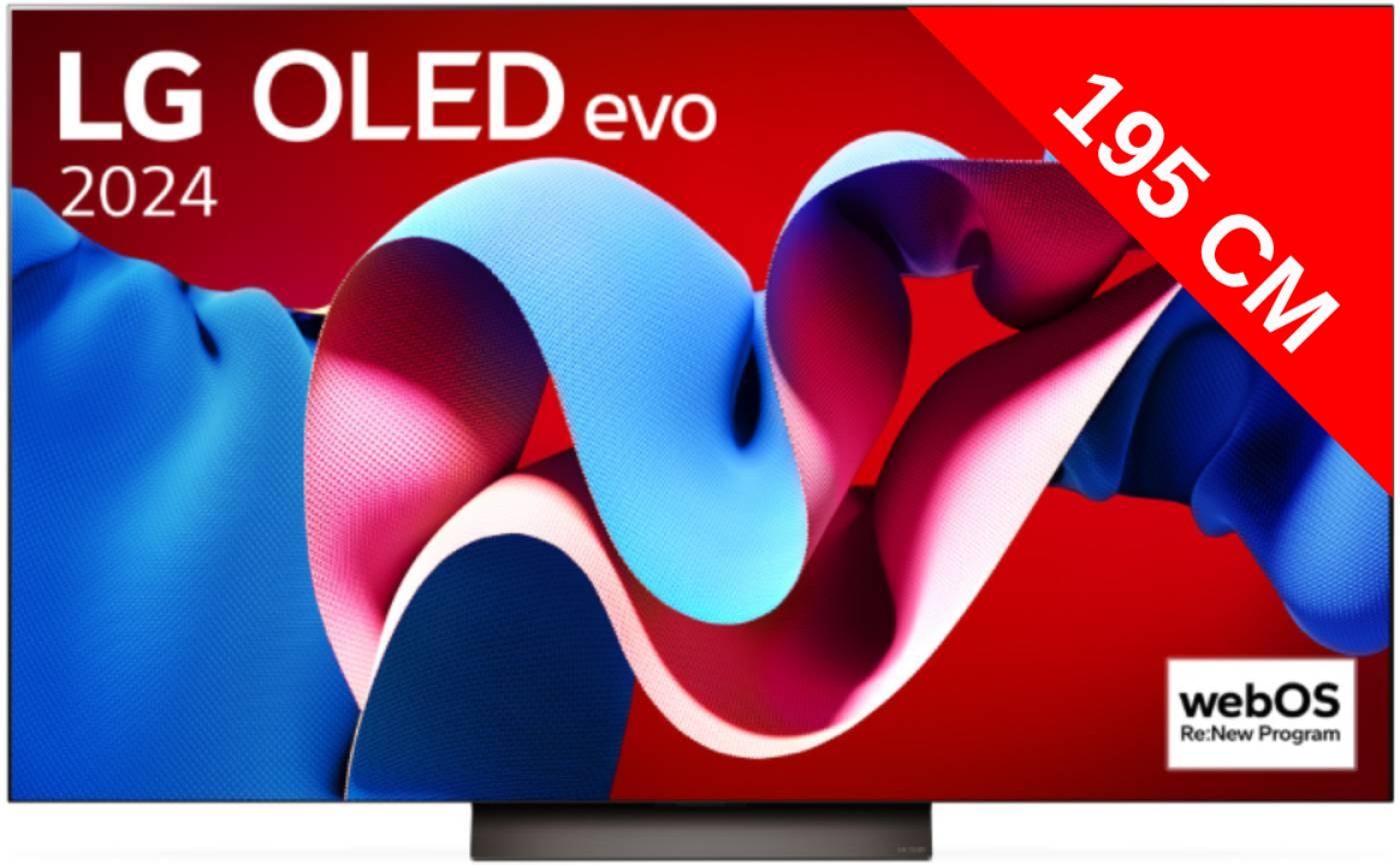 TV OLED 4K 195 cm LG Evo 77" OLED77C46